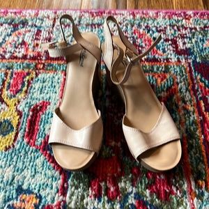 Lucky Brand Taupe Platforms